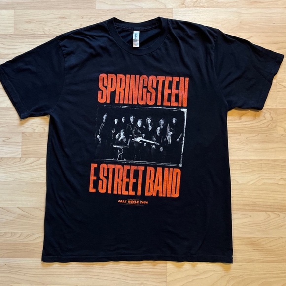 Bruce Springsteen E Street Band 2023 World Tour T-Shirt Double Sided - Picture 1 of 5